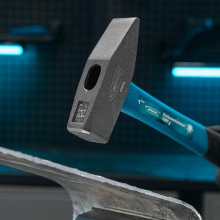 Молоток 1000г квадратный боек, фибергласовая обрезиненная рукоятка GROSS фото 6