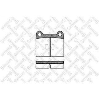 Колодки тормозные STELLOX _028000SX фото