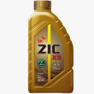 Масло моторное ZIC X9 FE 0W-30 синтетическое 1 л 132683 фото