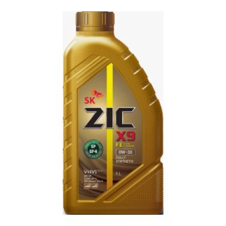 Масло моторное ZIC X9 FE 0W-30 синтетическое 1 л 132683 фото