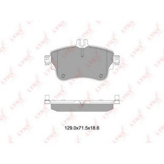 Колодки тормозные передние к-кт LYNXauto BD5357 фото