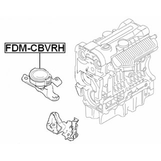 Опора двигателя левая FEBEST FDM-CBVRH фото 2