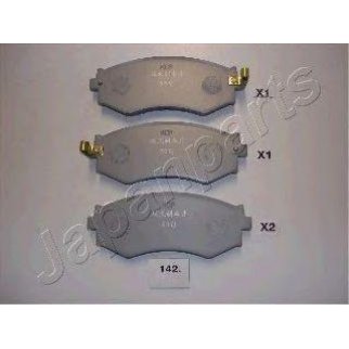 Колодки тормозные передние к-кт Japanparts PA-142AF фото