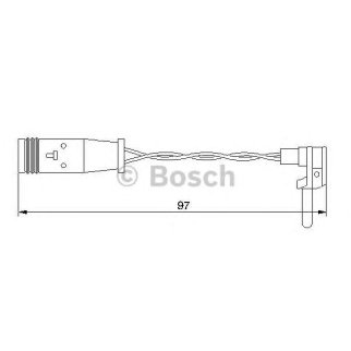 Датчик износа колодок BOSCH 1 987 474 966 фото
