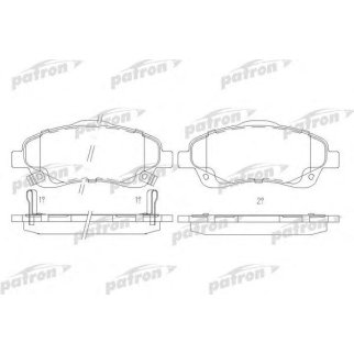 Колодки тормозные PATRON PBP1648 фото