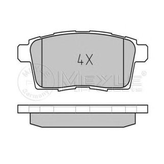 Колодки тормозные к-кт Meyle 025 245 4517 фото