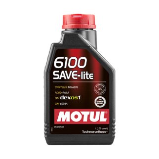 Масло моторное MOTUL 6100 SAVE-LITE 0W20 ( 1л ) фото