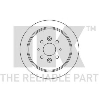 Диск тормозной задний (270x10mm) / KIA Carens-III,Sernia,Shuma 93~ фото