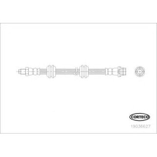 Шланг тормозной задн Land Rover: Freelander II. 2.2 TD4, 3.2 i 10.06- фото