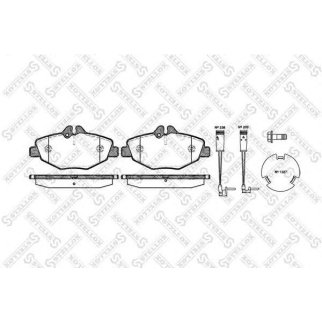 Колодки тормозные STELLOX _1001002SX фото