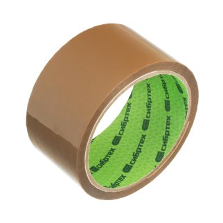 Клейкая лента, 48 мм х 40 м, цвет коричневый // СИБРТЕХ фото