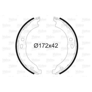 Колодки ручного тормоза к-кт Valeo 564171 фото