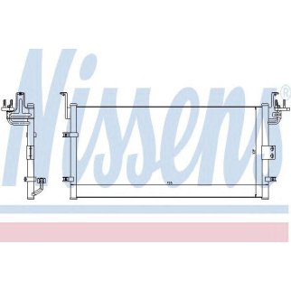 Радиатор кондиционера Nissens 94447 фото