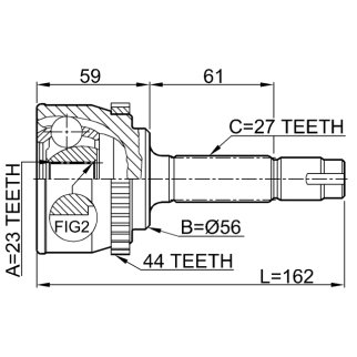 ШРУС 0210-076A44 фото 2
