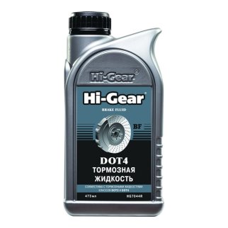 Жидкость тормозная HiGear DOT-4 473мл. фото