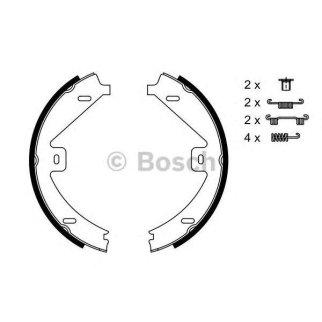 Колодки ручного тормоза к-кт BOSCH 0 986 487 752 фото