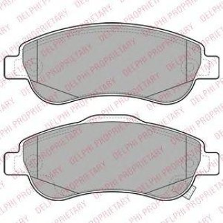 Колодки тормозные передние к-кт DELPHI LP2093 фото