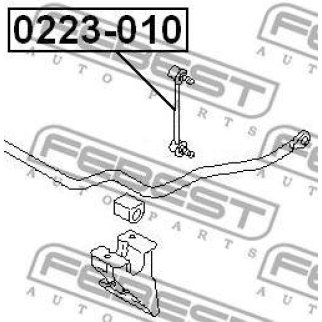 Стойка переднего стабилизатора FEBEST 0223-010 фото