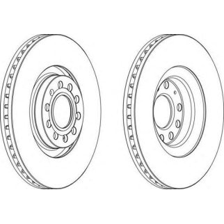 Торм.диск пер.вент.(321x30) 5 отв. фото