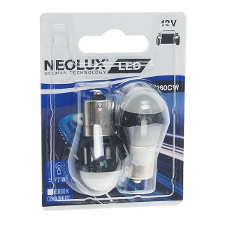 Лампа светодиодная 12V P21W BA15s 6000K блистер (2шт.) Led White X-Treme Ultinon NEOLUX фото