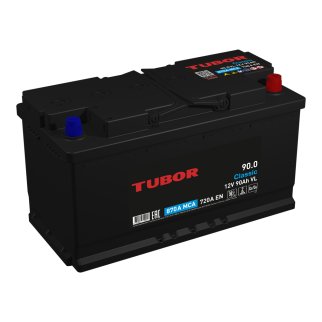 Аккумуляторная батарея TUBOR Classic 6СТ90 обр. 353х175х190 720А фото