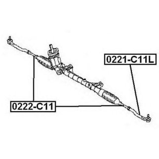 Наконечник рулевой левый фото