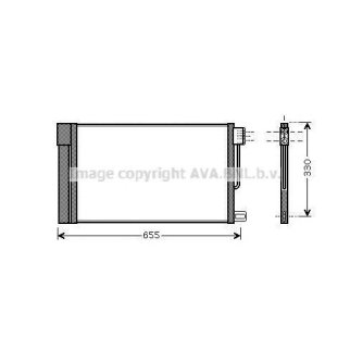 Радиатор кондиционера (конденсер) AVA FTA5314D фото