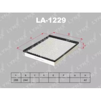 Фильтр воздушный LYNXauto LA-1229 фото
