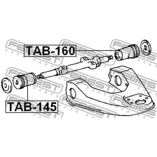 TAB-145_сайлентблок рычага верхн. пер.! Toyota 4 Runner all 88-95 фото