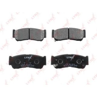 Колодки тормозные задние дисковые к-кт LYNXauto BD-3616 фото