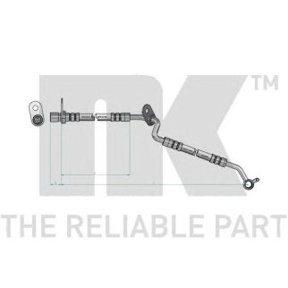 Шланг тормозной передний левый MAZDA 6 (GG, GY) фото