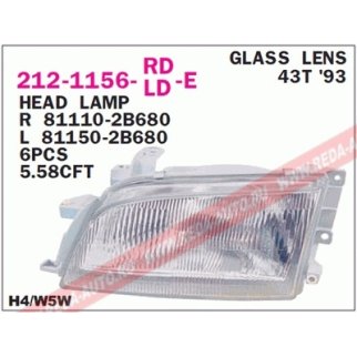 Фара левая DEPO 212-1156L-LD-E фото