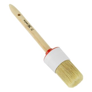 Кисть круглая № 12 (45 мм), натуральная щетина, деревянная ручка MATRIX фото