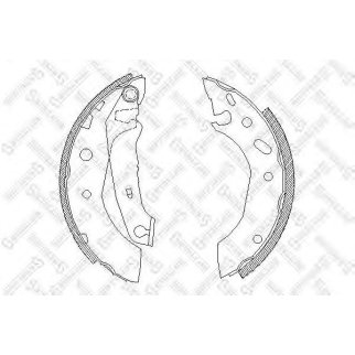 518 101-SX_=4507.01=586SBS=FSB543! колодки барабанные Ford Escort 1.4i 95-96/Fiesta 96-01 фото