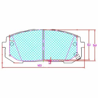 Колодки торм. для а/м Kia K5 (20-)/Hyundai Sonata VIII (20-) диск. перед. (PF 1201) фото 3