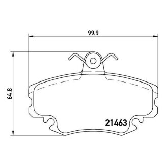 Колодки тормозные передние к-кт TRIALLI PF 095101 фото 2