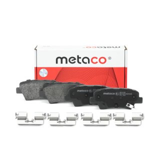 Колодки тормозные задние дисковые к-кт metaco 3010-225 фото