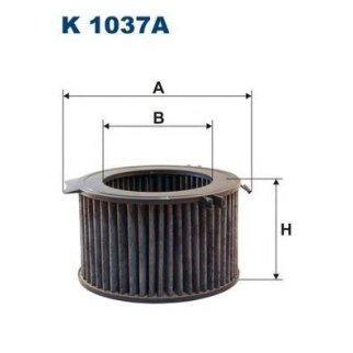 Фильтр салона FILTRON K 1037A фото