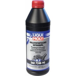 Масло трансмиссионное LIQUI MOLY SAE75W90 GL-5 1л синт. фото