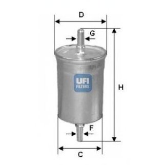 Фильтр топливный UFI 31.722.00 фото