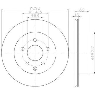 Диск тормозной задний TEXTAR 92144003 фото