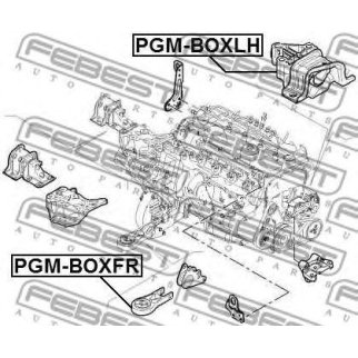 Опора двигателя FEBEST PGM-BOXFR фото