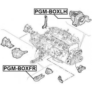 Опора двигателя FEBEST PGM-BOXFR фото 2