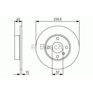 Диск торм.зад. фото