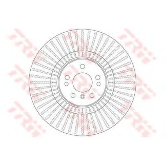 Диск тормозной передний вентилируемый TRW DF6456S фото