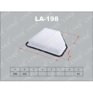 Фильтр воздушный LYNXauto LA-198 фото