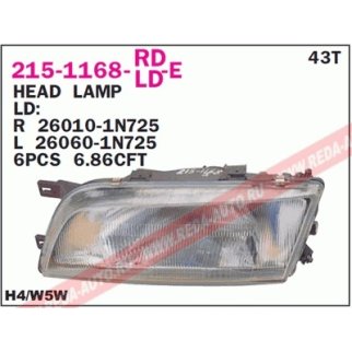 Фара передн лев NISSAN: ALMERA 95-98 фото