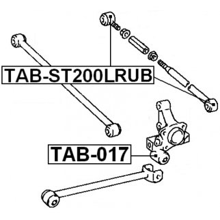 Сайлентблок задней подвески FEBEST TAB-ST200LRUB фото 2 Сайлентблок задней подвески FEBEST TAB-ST200LRUB фото 2