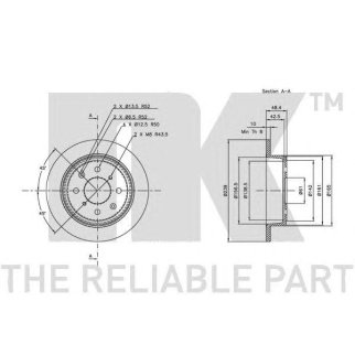 Диск тормозной задний (239x10mm) / HONDA Accord-III,Civic-IV/V/VI,CRX-II,Prelude-III 86~01 фото
