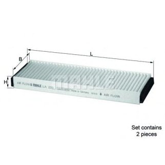 Фильтр салона MAHLE LA 239S фото